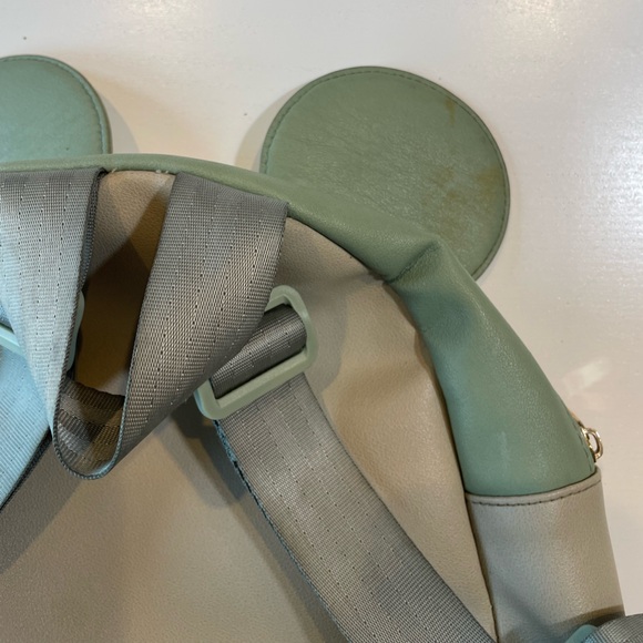 Disney Minnie Mouse Striped Leather Kids or Toddler Mini Backpack back to school - Picture 4 of 7